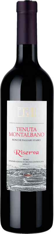 Bottle of Montalbano Riserva - Ticino DOC Merlot from Cantina Mendrisio