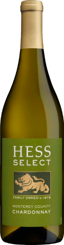 Bottle of Chardonnay Monterey Select from The Hess Collection Winery