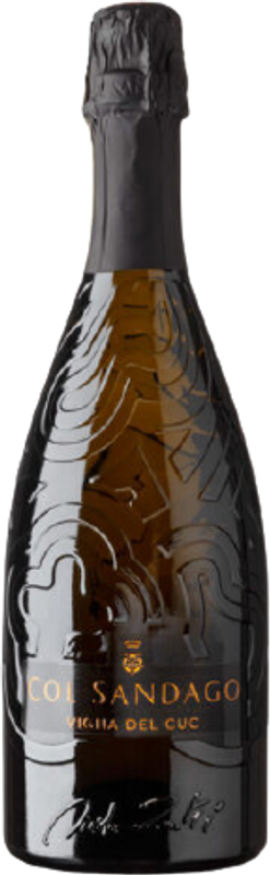 Flasche Prosecco Spumante di Conegliano Valdobbiadene Vigna del Cuc brut DOCG von Case Bianche