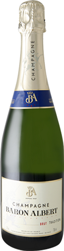Bottle of Cuvee L'Universelle Brut from Baron Albert