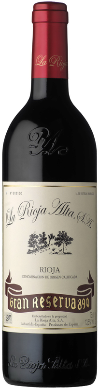 Bottiglia di 890 Gran Reserva DOC Rioja di La Rioja Alta