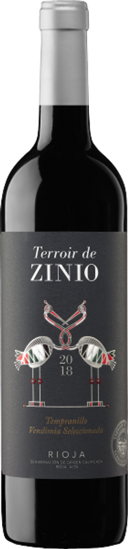 Bottle of Tempranillo Crianza Rioja DOC from ZINIO Bodegas