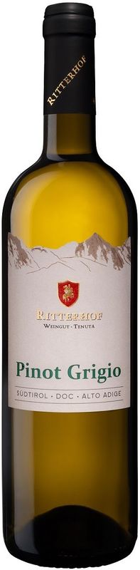 Flasche Südtiroler Pinot Grigio DOC Terra von Ritterhof