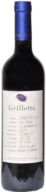 Image of Grillette Domaine De Cressier Malbec Les Palins Vin de Pays Romand - 75cl - Neuenburg, Schweiz bei Flaschenpost.ch