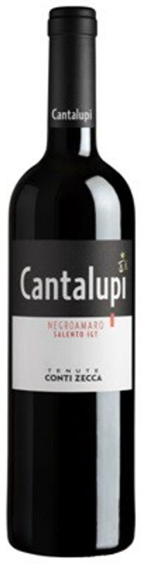 Bottle of Salento IGT Negroamaro Cantalupi from Conti Zecca
