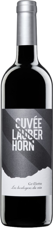 Bottiglia di Cuvee Lauberhorn Rouge Neuchatel VdP di Grillette Domaine De Cressier