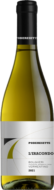 Bottle of L'Iracondo Vermentino Bolgheri DOC from Podere 7
