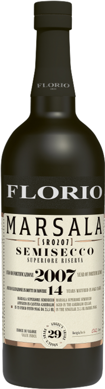 Flasche Marsala Superiore Riserva DOC Semisecco von Cantina Florio
