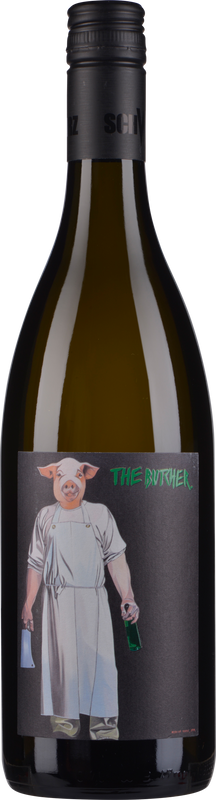 Bottle of The Butcher weiss from Weingut Johann Schwarz