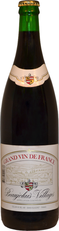 Bottiglia di Beaujolais AOC di Bel-Air