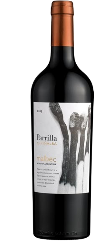 Bottle of Malbec Parrilla by Viñalba Mendoza from Viñalba