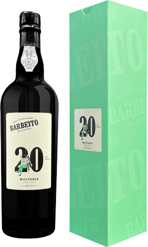 Bottle of Madeira Malvasia 20 years old from Vinhos Barbeito