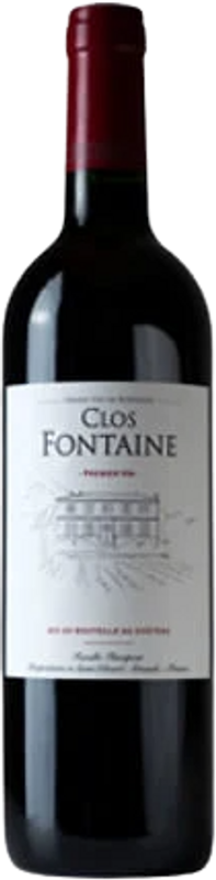 Bottiglia di Francs Côtes de Bordeaux AOC di Château Clos Fontaine