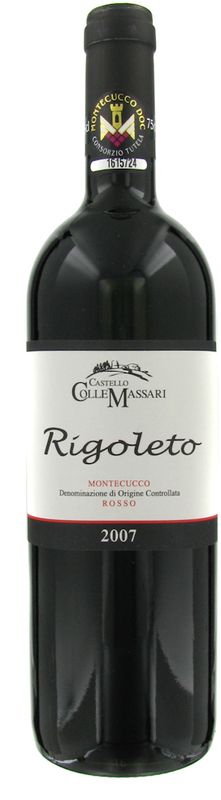 Flasche Montecucco DOC Rigoletto von Castello Colle Massari