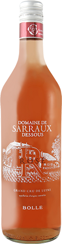 Bouteille de Domaine de Sarraux-Dessous Rose Grand Cru Luins AOC de Bolle