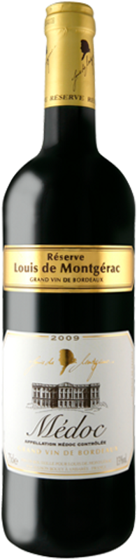 Bottiglia di Medoc AC Reserve Louis de Montgerac di Louis des Montgérac