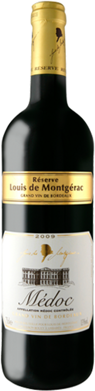 Bouteille de Medoc AC Reserve Louis de Montgerac de Louis des Montgérac