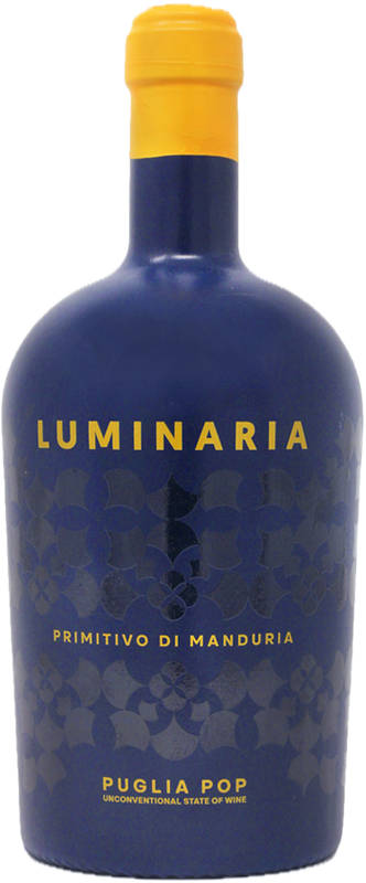 Flasche Luminaria Primitivo di Manduria von Puglia Pop