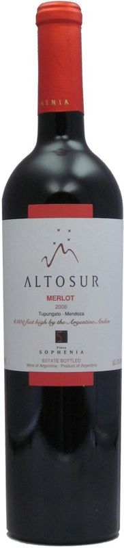 Bottle of Merlot Altosur from Sophenia