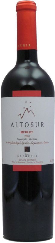 Bottiglia di Merlot Altosur di Sophenia