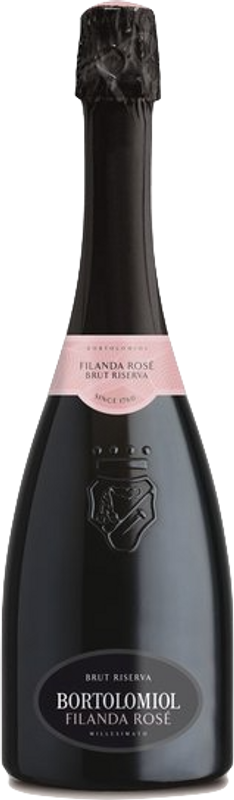 Bottiglia di Rosé Filanda Pinot Nero VSQ Riserva Brut di Bortolomiol