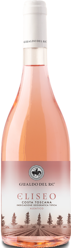 Bottiglia di Eliseo rosato IGT Costa Toscana Aleatico di Azienda Agricola Gualdo del Re