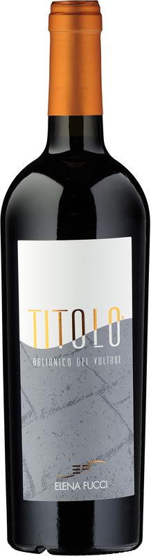 Flasche Titolo Aglianico del Vulture DOC von Elena Fucci