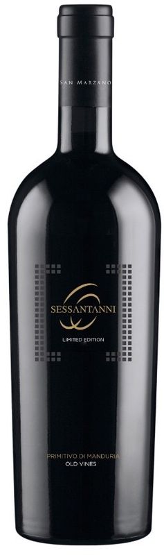 Bottiglia di Primitivo di Manduria DOP Sessantanni Limited Edition di Cantine San Marzano