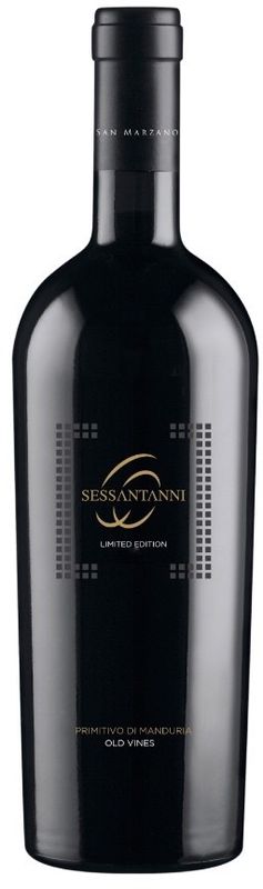 Bouteille de Primitivo di Manduria DOP Sessantanni Limited Edition de Cantine San Marzano