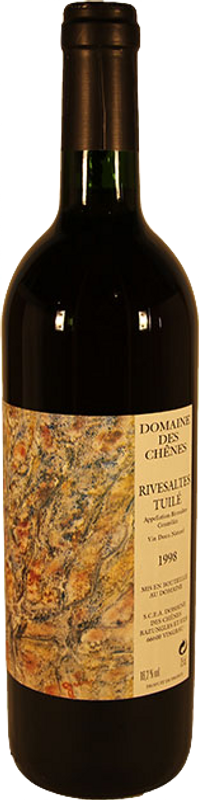 Bottiglia di Tuilé Rivesaltes AOC di Domaine des Chênes
