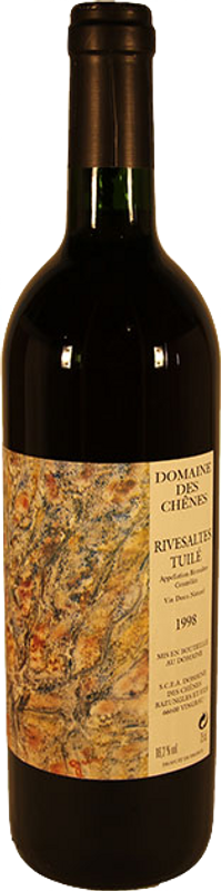 Bottle of Tuilé Rivesaltes AOC from Domaine des Chênes