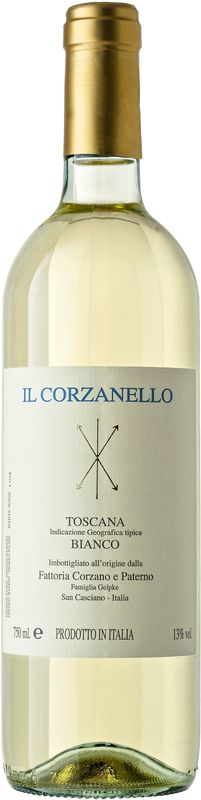 Flasche Il Corzanello Bianco Toscano IGT von Fattoria Corzano e Paterno