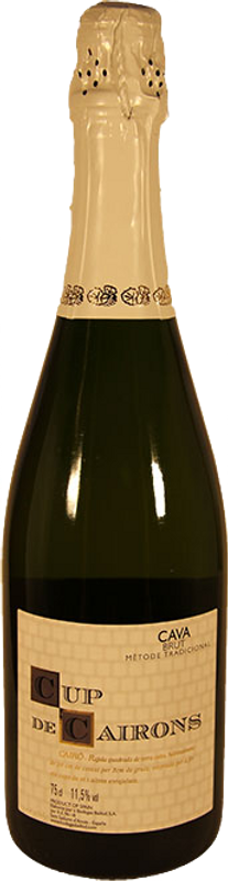 Flasche Cava Cup De Cairons Brut DO von Bodegas Bellod