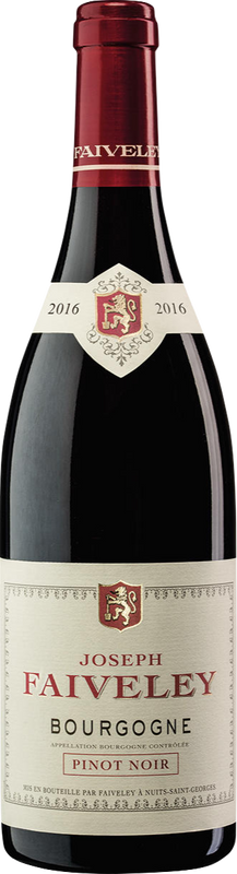 Bottiglia di Bourgogne Rouge AC Nuits-St-Georges di Faiveley