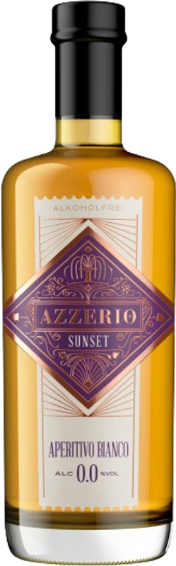 Flasche Sunset Aperitivo Bianco 0.0% AZZERIO von Azzerio