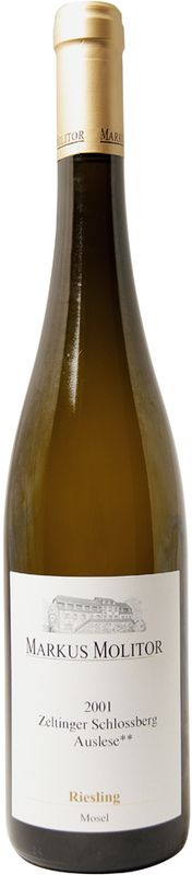 Flasche Riesling Auslese suss Zeltinger Schlossberg von Weingut Markus Molitor