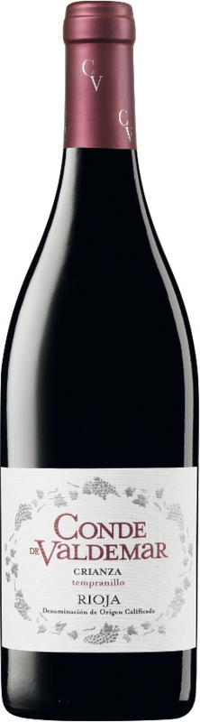 Bottle of Rioja DOCa Crianza from Bodegas Valdemar