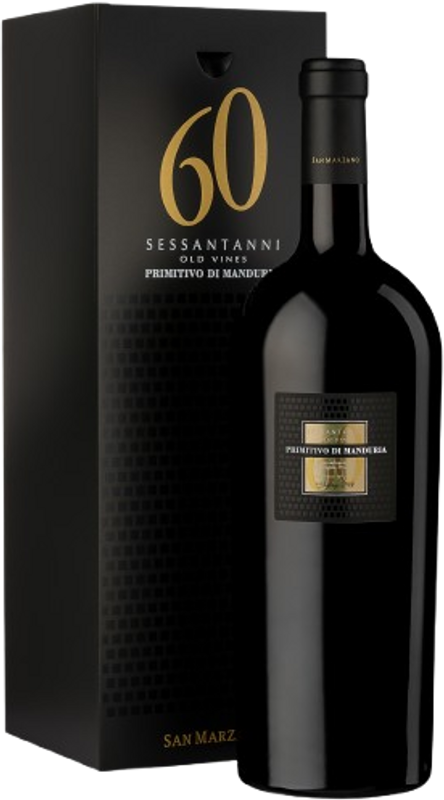 Image of Cantine San Marzano Primitivo di Manduria DOC Sessantanni (Original) - 150cl - Apulien, Italien