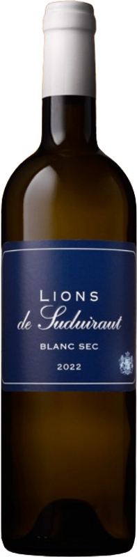 Bottiglia di Le Blanc Sec De Suduiraut Bordeaux AOC di Château Suduiraut