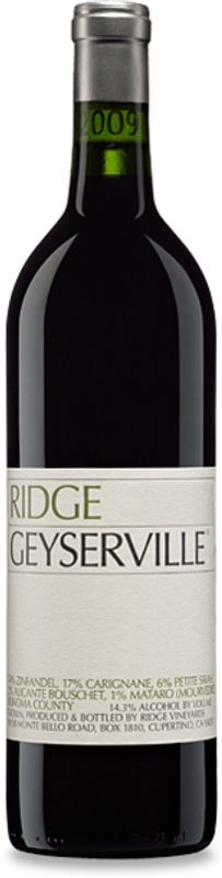 Bouteille de Geyserville Sonoma County de Ridge Vineyards