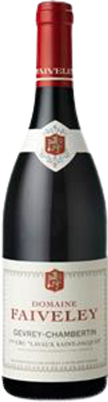 Bottiglia di Gevrey-Chambertin 1er Cru Lavaux St. Jacques AC di Faiveley
