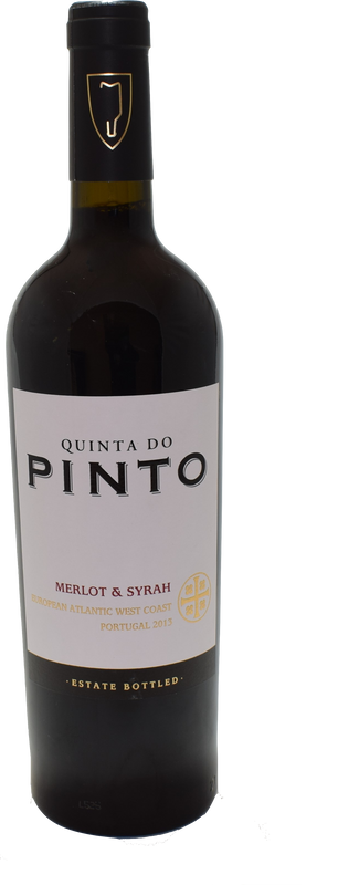 Bottiglia di Quinta do Pinto Merlot & Syrah VR Lisboa di Quinta do Pinto