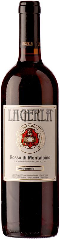 Bottle of Rosso di Montalcino from La Gerla