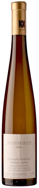 Image of Ratzenberger Bacharacher Wolfshohle Auslese Goldkapsel - 50cl - Rheintal, Deutschland bei Flaschenpost.ch