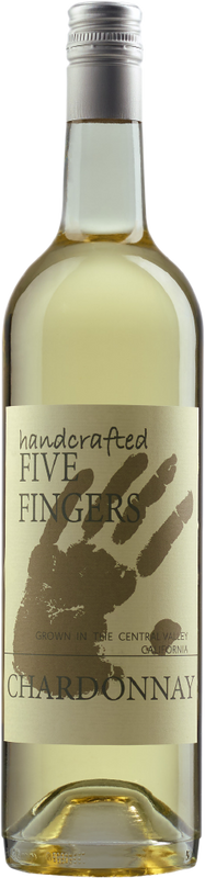 Bottiglia di Chardonnay California di Five Fingers