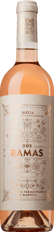 Bottle of Dos Ramas Rosado Barrica Rioja DOCa from Bodegas Manzanos