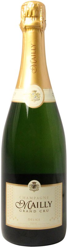Bottiglia di Champagne Grand Cru Special delice Demi Sec di Champagne Mailly