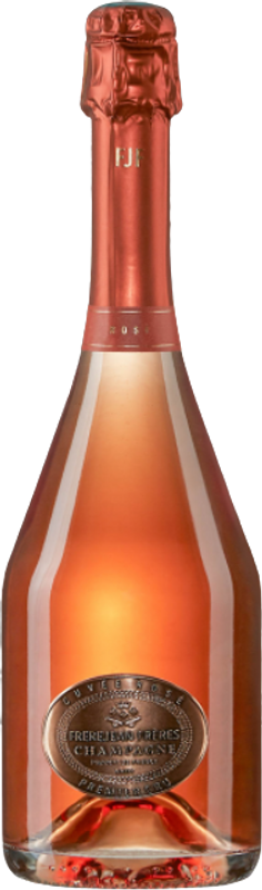 Bottiglia di Champagne Frerejean Frères Brut Rosé 1er cru di Frerejean Frères