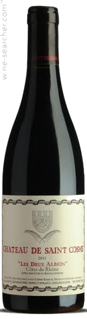 Image of Château Saint Cosme (Louis & Cherry Barruol) Côtes du Rhône Les Deux Albion AC - 75cl - Côtes du Rhône, Frankreich bei Flaschenpost.ch