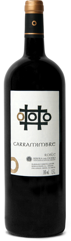 Bottle of Crianza Ribera del Duero DOCa from Bodegas Carramimbre